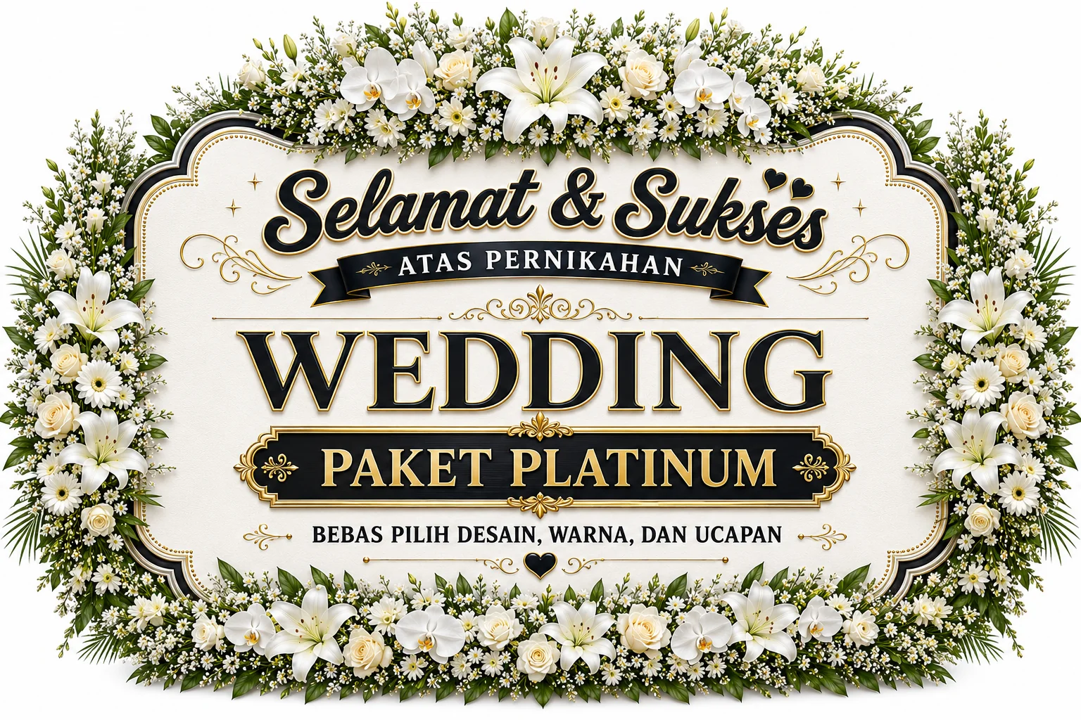 Happy Wedding Platinum